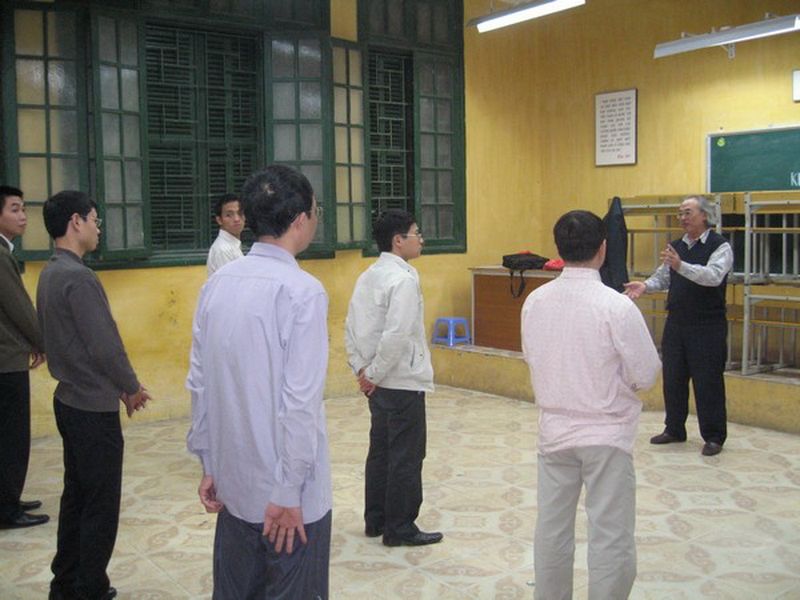 Buổi tập ngày khai giảng lớp A9 (22.12.2008)